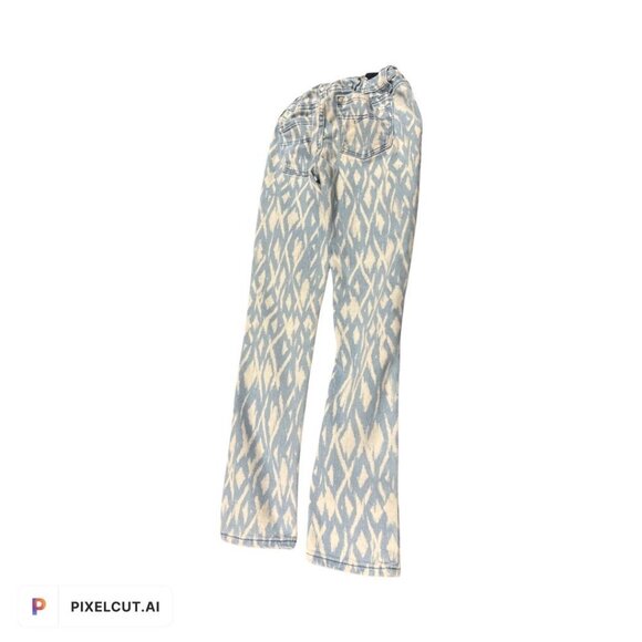 Gap Kids Skinny Kids Blue and Yellow Jeans Size 10 - Picture 7 of 7